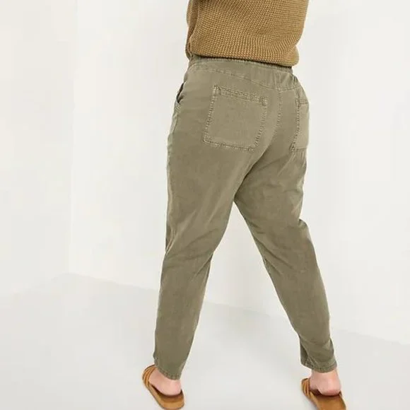 Old Navy High-Waisted Garment-Dyed Utility Pants for Women New - Picture 2 of 6
